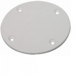 Seachoice White Poly Hole Cover Plates