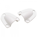 Seachoice White Plastic Midget Clamshell Vents