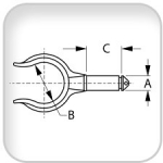 Sea Dog Nylon Oarlocks 