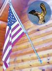 Dock Edge Fly Right Flag Pole