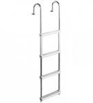 Garelick 15240 4 Step Pontoon Swim Ladder